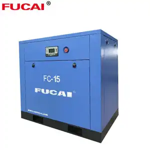 FUCAI 116 psi 15hp 11kw 산업용 압축기 3 상 VSD 스크류 로터리 공기 압축기 가격