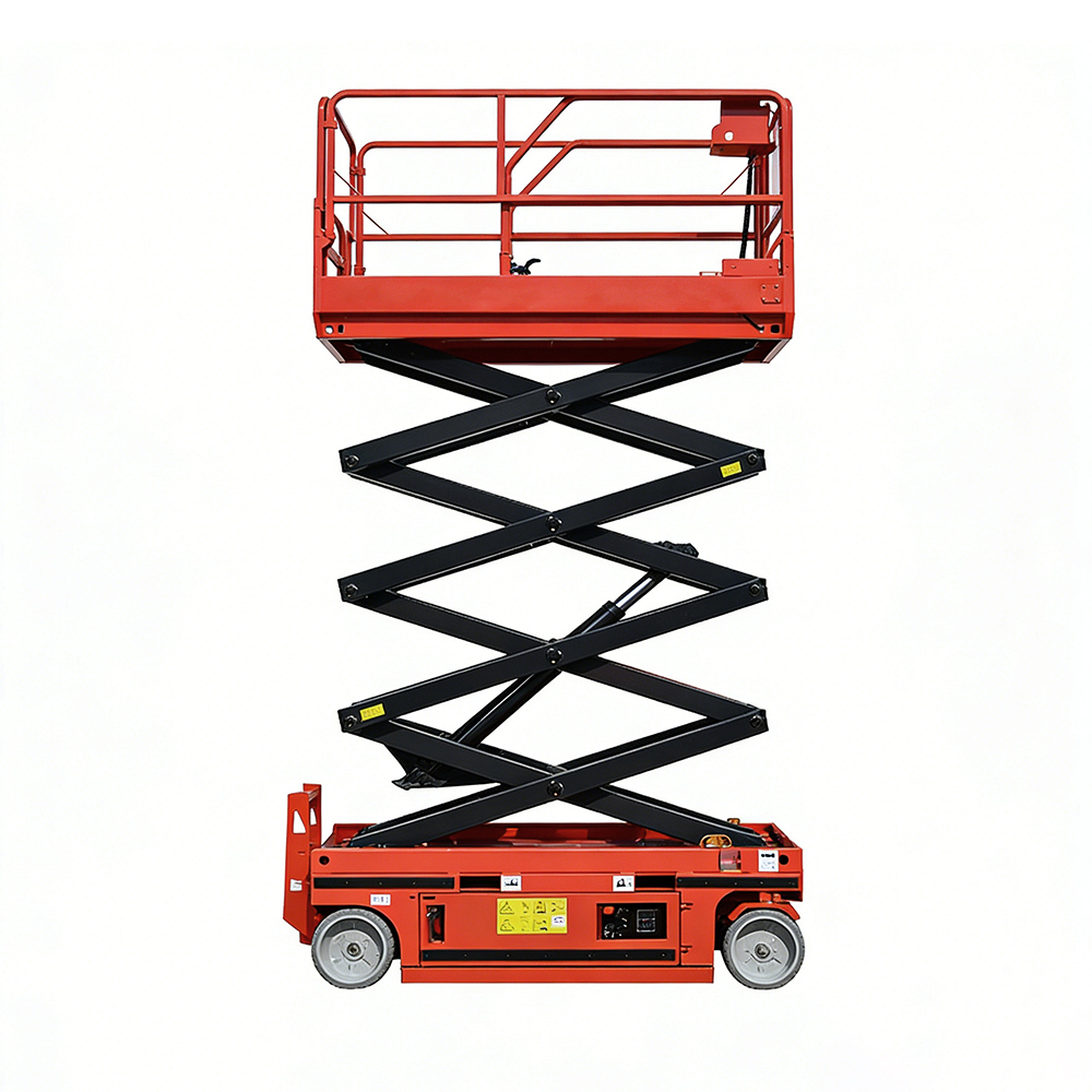 6.8m 11m 12m Telescopic Construction Compact Scissor Lift 300kg For Outdoor Construction Wholesale · image 3
