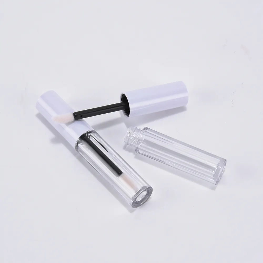 Bán Buôn Nhãn Hiệu Riêng Độc Đáo Thiết Kế Đơn Giản Vòng Tròn Nhỏ Lipgloss Ống 1.5Ml Trắng Rỗng Trong Suốt Lip Gloss Container