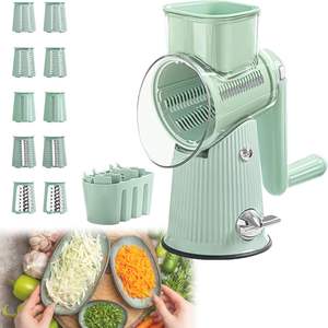 <b>Cheese</b> <b>Grater</b> Hand Crank 5 in 1 <b>Rotary</b> <b>Cheese</b> <b>Grater</b> Vegetable Slicer 5 in 1 <b>Rotary</b> <b>Cheese</b> <b>Grater</b> - Product Image 1