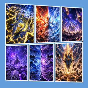 MS Wholesale - Productos de Impresión Artística Premium de Edición Limitada de Anime Japonés Pokemoned, Decoración con Marco Extendido, Artículos para Fiestas - Product Image 4