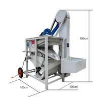 Machine mobile de nettoyage de semences de maïs et de haricots Vibro Cleaner Seed Gravity Separator