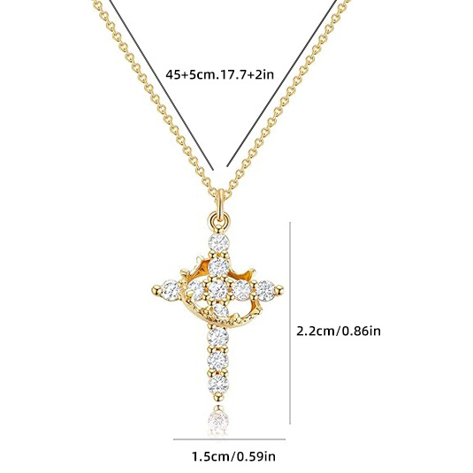 14k plated genuine gold necklace