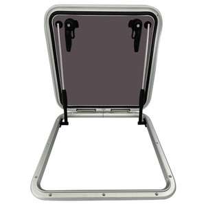 Aluminum Boat Hatch With Tempered Glass Marine Accessory For <b>Yacht</b> And Boat Use - Product Image 3