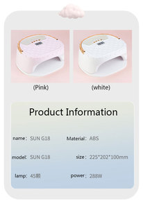 Lampe UV haute puissance pour ongles, séchage rapide du vernis gel, machine de séchage, lumière de polymérisation, équipement professionnel pour salon de manucure, vente en gros - Product Image 5