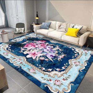 Tappeti Soffici di Lusso Leggero Stile Vintage Italiano, Tappeto 3D per Soggiorno, Hotel, Camera da Letto, Tappetino per Divano, Nuova Collezione Decorativa - Product Image 3