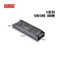 Transformateur LED mince certifié CE 220V AC 24V DC 12V 24V 60W 100W 150W 200W 300W 500W Puissance 50Hz 30A 110V 15A