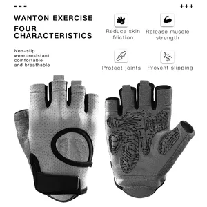 Top qualité Gym Fitness haltérophilie musculation entraînement sport exercice gants gant d'entraînement personnaliser Logo en gros - Product Image 5