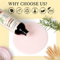 Set Sampo dan Kondisioner Organik Bebas Sulfat untuk Pertumbuhan Rambut, Anti Ketombe, dengan Rosemary, Biotin, Bawang, Kafein, dan Keratin (Private Label)