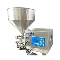 Machine de remplissage de liquides à haute viscosité en acier inoxydable pour sirop, savon, huile, miel, chocolat, gel, pâte cosmétique