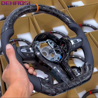 Volant de direction en fibre de carbone M Sports pour BMW E90 E60 E46 E81 E82 E87 E88 E89 E91 E92 E93 E61 E84 E70 E71 E92 E93 M3M5X5MX6M