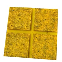 Tapis de sécurité emboîtable 1x1m antidérapant pour plateformes pétrolières, en polyuréthane découpé avec clous en acier, épaisseur 30mm pour le forage pétrolier