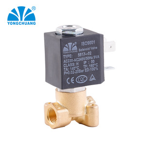 Válvula Solenoide de Acción Directa Yongchuang 5517A de 2 Posiciones y 3 Vías para Máquinas de Café, Compresores de Aire y Esterilización Médica - Product Image 2