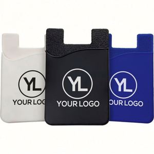 Cartera para Teléfono Celular con Logotipo Personalizado, Porta Tarjetas de Crédito de Goma Portátil, Estilo Simple, Impresión Serigrafiada, Regalos Promocionales - Product Image 3