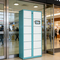 Casier intelligent personnalisé pour colis et linge, éco-responsable, avec serrure électronique intelligente pour armoire et buanderie