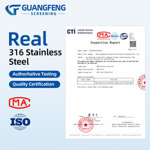 Peneira de Teste de Laboratório em Aço Inoxidável Guangfeng, Tela de Trama Simples para Análise de Solo, Preço Competitivo - Product Image 4