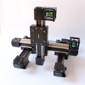 Module linéaire d'automatisation à axe XYZ Mjunit <span class=keywords><strong>avec</strong></span> rail de guidage adhésif, rail coulissant à <span class=keywords><strong>portique</strong></span> à déplacement longue portée sur trois axes pour pulvérisation adhésive - Product Image 2