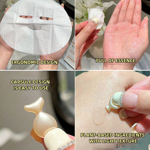Mascarilla Facial Coreana con Niacinamida, Vitamina E y Ácido Hialurónico, Hidratación Profunda, Nutritiva y Antiarrugas - Product Image 3
