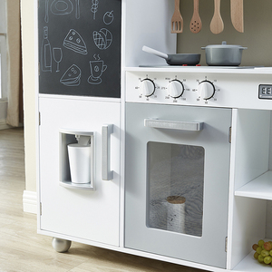 Nouveau design de <span class=keywords><strong>chef</strong></span> préscolaire, ensemble de cuisine pour garçons et filles, jouets alimentaires en bois, <span class=keywords><strong>jouet</strong></span> de cuisine en bois pour enfants - Product Image 4