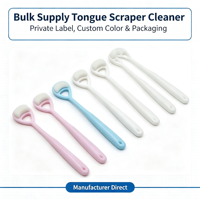 Grattoir à langue double face, brosse douce pour le nettoyage de la langue, pour les soins bucco-dentaires quotidiens