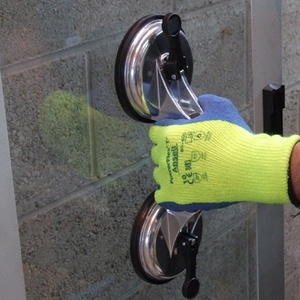 Промышленный вакуумный подъемник из алюминиевого сплава, 100 кг, с двумя присосками 120 мм, для стекла, ручной инструмент, 10 000 циклов использования - Product Image 5