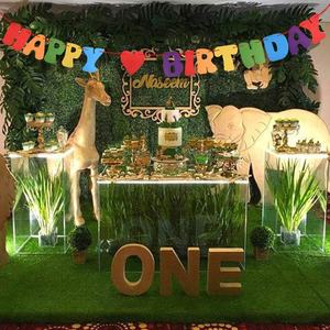 Bannière de joyeux <span class=keywords><strong>anniversaire</strong></span> en feutre arc-en-ciel pour la décoration de fête d'<span class=keywords><strong>anniversaire</strong></span> - Product Image 6