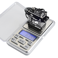 Flashhobby Servo Digital sin Escobillas de Alto Torque 58KG, Programable, 0.12s, Carcasa CNC Completa, IP67 Impermeable, Engranajes Metálicos para Coche RC y Robot
