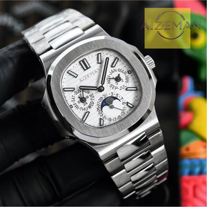 <span class=keywords><strong>Reloj</strong></span> Mecánico Automático de Lujo <span class=keywords><strong>Patek</strong></span> Serie 5740 para Hombre, Multifunción, Resistente al Agua, con Correa de Acero Inoxidable - Product Image 3