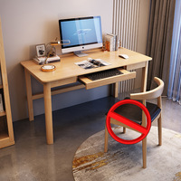Meilleure vente Bureau familial moderne Double bureau d'ordinateur Bureau d'étude en bois massif durable avec tiroirs