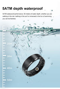 OEM S2 Anillo inteligente de moda Rastreador de actividad física Monitor de sueño de oxígeno en sangre para mujeres Anillos inteligentes Anillo de acero inoxidable para hombres - Product Image 6