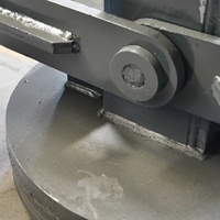 Accessoire de tarière rotative pour forage de fondations, avec dents en carbure de type balle et deux ailes, pour sols glacés et rocheux, pour le dégagement de fondations