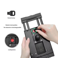 Üretici Tarafından Sağlanan Naylon Malzemeli Endüstriyel Tablet Klipsli Stand Sağlam Üçlü Koruma Tasarımlı Ayarlanabilir Montaj Kelepçesi Araç İçi