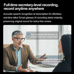 New 800W Camera AI Translation Smart Sunglasses <b>with</b> 4K Photo/Video Recording Waterproof for & Voice Assistant for Men - Product Image 6