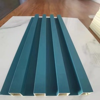 Panneau mural en WPC co-extrudé imperméable, revêtement mural intérieur/extérieur en bois-plastique, installation facile, panneau mural décoratif pour la maison