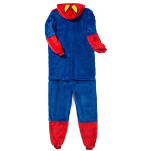 Hot Sale Flannel Onesie Superhero <strong>Pajamas</strong> Cartoon One-Piece Halloween Costume Hooded Long Sleeve <strong>Spiderman</strong> <strong>Pajamas</strong> - Product Image 5