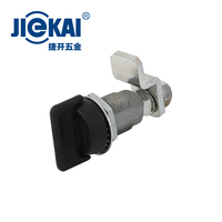 JK621 Finition revêtue peinte en noir Bouton de verrouillage en alliage de zinc de 22mm Loquet de compression quart de tour pour application industrielle