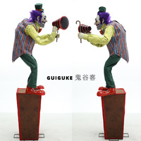Halloween gran payaso animatronic animación inducción eléctrica sonido luminoso parque temático carnaval casa embrujada prop Decoración