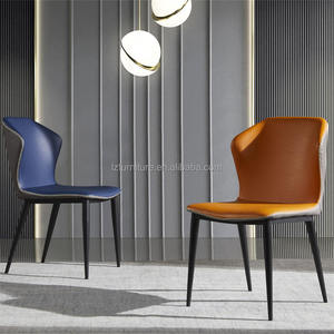Silla de Comedor de Cuero Moderna y Lujosa con Respaldo Ajustable y Extensible, Color Personalizable - Muebles para el Hogar - Product Image 2