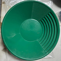 Petite cuvette de lavage d'or manuelle à manivelle, équipement de prospection d'or haute performance ; Cuve de lavage et de criblage d'or portable