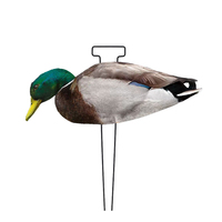 Décoys de chasse au canard mallard en PP imperméable, style multiple personnalisé, MJSP MJ-HD05 avec piquet en acier à ressort trempé