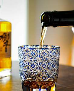 Verre à <span class=keywords><strong>whisky</strong></span> de luxe en cristal <span class=keywords><strong>japonais</strong></span> de 9 oz, fait main, sculpté à la main, de couleur bleu-vert, sans plomb, de qualité supérieure, idéal pour un cadeau - Product Image 5