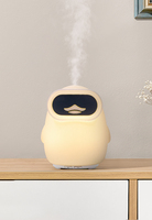 Smart 100ml LED veilleuse Mini humidificateur d'air aux huiles essentielles USB assisté mignon diffuseur d'arôme de bureau pour enfant pour chambre électrique extérieur