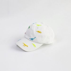 Wholesale Embroidery Dinosaur Cute Baby <b>Hat</b> Customised Kids Baseball Cap - Product Image 2