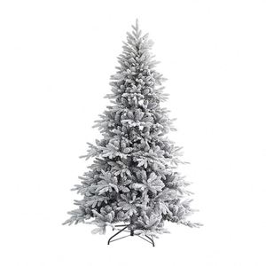 1.8m & 2.1m High-grade Flocked PE & PVC Automatic <b>Tree</b> with Built-in LED Colored <b>Lights</b> and Artificial Snow Christmas <b>Tree</b> - Product Image 2