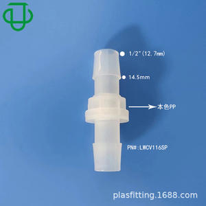 Válvula de Retención Sin Resorte de Plástico PP, Cierre Rápido a Presión Cero, Estructura de Doble Lóbulo para Agua y Aire - Product Image 5