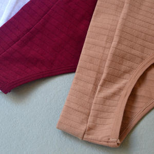 Tanga Sexy de Algodón para Mujer, Bragas Cómodas y Transpirables para Uso Diario, Lencería Tejida en Colores Sólidos, Tallas M-XL - Product Image 4