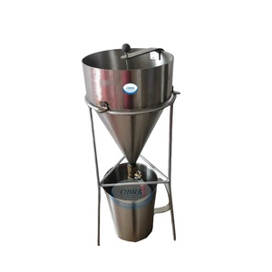 Medidor de consistencia de mortero de cemento de acero inoxidable, dispositivo de cono de flujo de cemento - Product Image 1