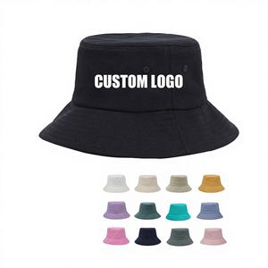 Chapeau Bob de Pêcheur Personnalisé avec Logo Brodé, 100% Coton, pour Extérieur, Plage, Cyclisme et Usage Quotidien - Product Image 1