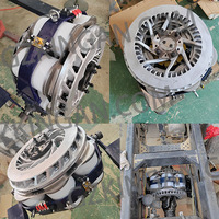 Frein à courant de Foucault automobile à couple élevé 2800 N.m 192 VDC pour banc d'essai dynamométrique et dynamomètre moteur