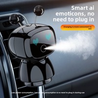 Diffuseur d'arômes intelligent pour voiture, désodorisant haut de gamme pour grille d'aération, ornement parfumé en plastique